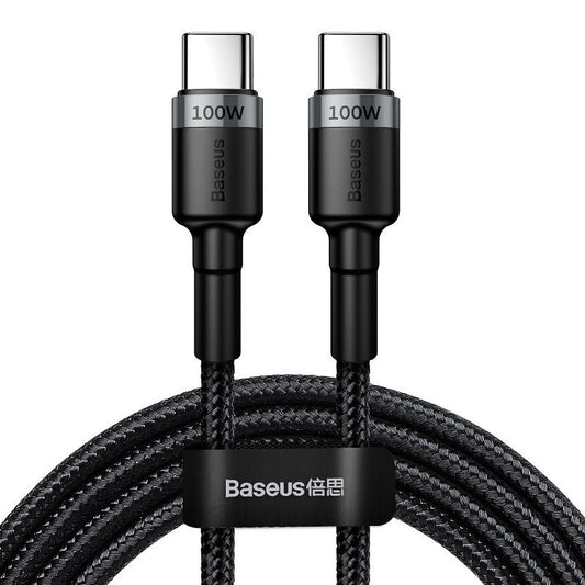 Baseus Cafule PD2.0 100W flash charging USB For Type-C cable (20V 5A)2m Gray+Black - Product Image 1