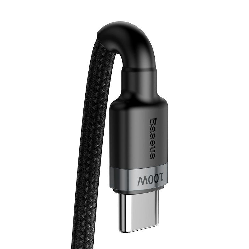 Baseus Cafule PD2.0 100W flash charging USB For Type-C cable (20V 5A)2m Gray+Black - Product Image 3