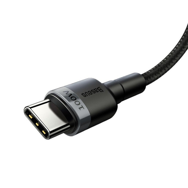 Baseus Cafule PD2.0 100W flash charging USB For Type-C cable (20V 5A)2m Gray+Black - Product Image 4
