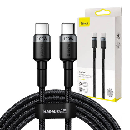 Baseus Cafule PD2.0 100W flash charging USB For Type-C cable (20V 5A)2m Gray+Black - Product Image 9