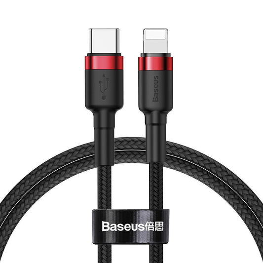 Baseus Cafule Cable Type-C to iP PD 18W 1m Red+Black - Product Image 2