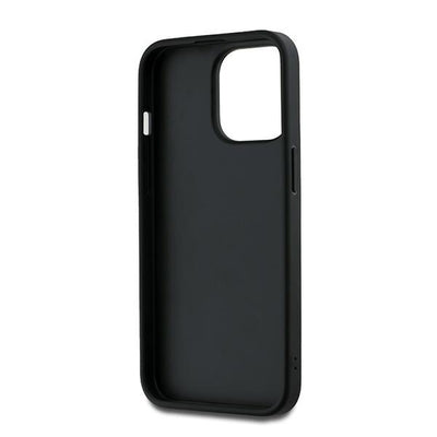 DKNY Wrist Strap Stock Logo case for iPhone 14 Pro Max - black