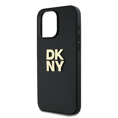 DKNY Wrist Strap Stock Logo case for iPhone 15 Pro Max - black