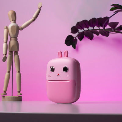 Mini Thermal Printer for Kids with Camera and Camcorder - Pink — Hurtel