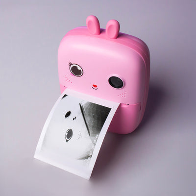 Mini Thermal Printer for Kids with Camera and Camcorder - Pink — Hurtel