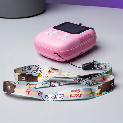 Mini Thermal Printer for Kids with Camera and Camcorder - Pink — Hurtel
