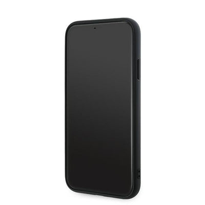 Karl Lagerfeld Diagonal Quilted Script case for iPhone 11 / Xr - black