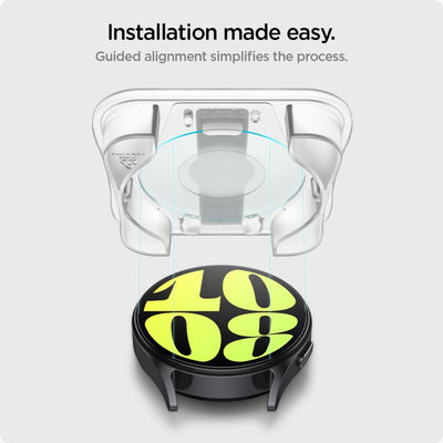 Spigen Glas.tR EZ Fit tempered glass for Samsung Galaxy Watch 7 (44 mm) - 2 pcs.