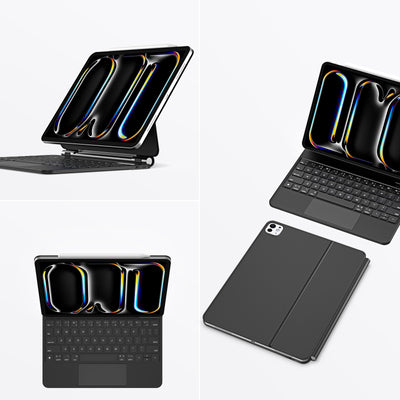 Dux Ducis Keyboard (MK Series) Case with Bluetooth Keyboard for iPad Pro 11" 2024 - Black