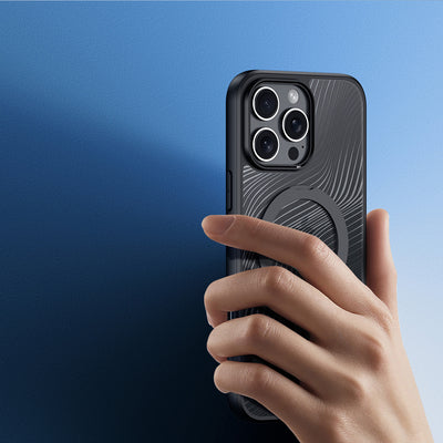 Dux Ducis Aimo Mag Case with MagSafe and Stand for iPhone 16 Pro Max - Black