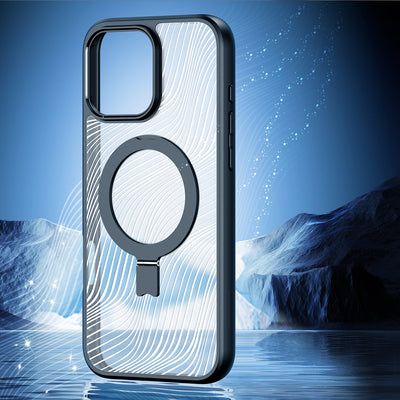 Dux Ducis Aimo Mag Case with MagSafe and Stand for iPhone 16 Pro Max - Black