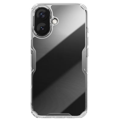 Nillkin Nature Pro Case for iPhone 16 - transparent and white