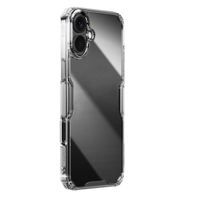 Nillkin Nature Pro Case for iPhone 16 - transparent and white