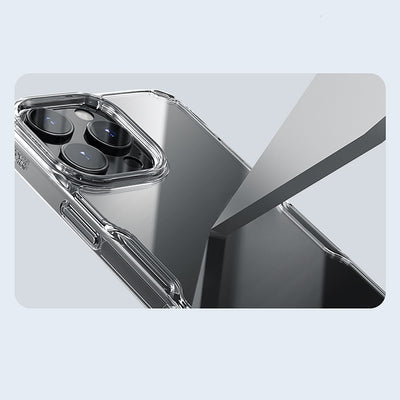 Nillkin Nature Pro Case for iPhone 16 Pro - transparent and white