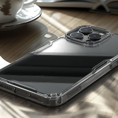 Nillkin Nature Pro Case for iPhone 16 Pro - transparent and white