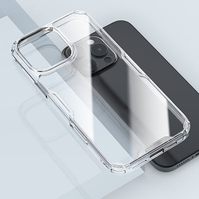 Nillkin Nature Pro Case for iPhone 16 Pro Max - transparent and white