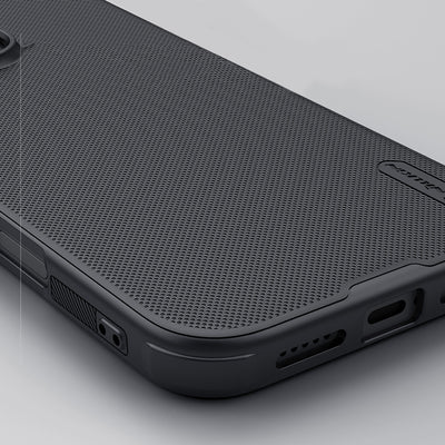 Nillkin Super Frosted Shield Pro Magnetic Case for iPhone 16 Pro Max - black
