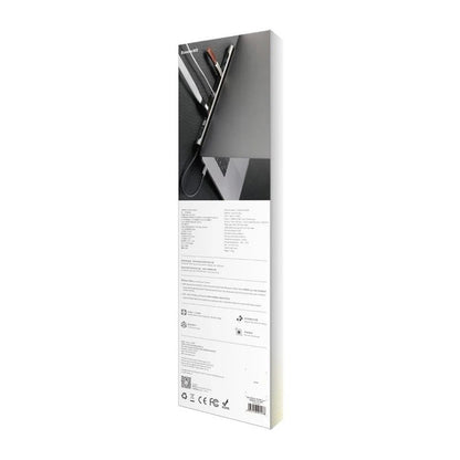 Baseus Enjoyment Series Multi-functional Type-C intelligent HD HUB（PD/HD4K*2/VGA/RJ45/SD/TF/USB*3/Audio*1/Stand)Dark gray - Product Image 7