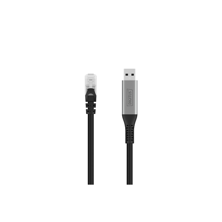 Digitus | USB-A - RJ45 Ethernet cable, 1Gbit/s, 3m | AK-300600-030-S | USB-A to RJ45