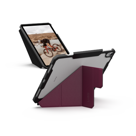 UAG Essential Armor Case with Stand and Apple Pencil Holder for iPad Air 11&quot; 2024 - Red