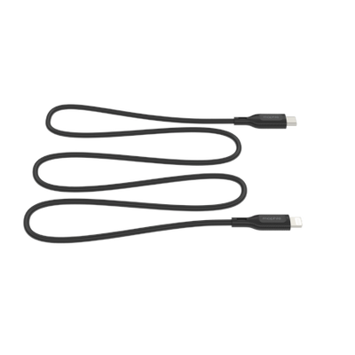 Mophie Essentials Lightning to USB-C Cable 1m - Black — Zagg