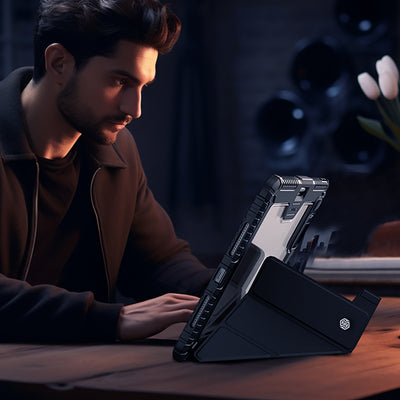 Nillkin Bumper Leather Case Pro for iPad Air 13" (2024) - Black