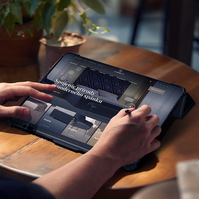 Nillkin Bumper Leather Case Pro for iPad Air 13" (2024) - Black