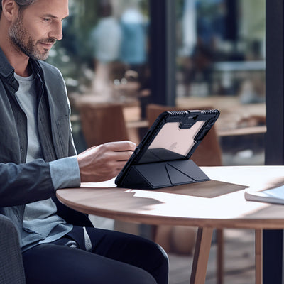 Nillkin Bumper Leather Case Pro for iPad Air 13" (2024) - Black