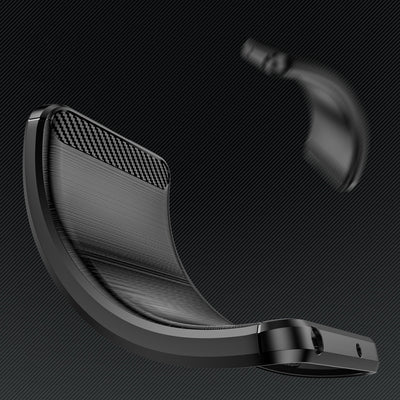 Carbon Case for iPhone 16 Pro Max Silicone Case - Black — Hurtel
