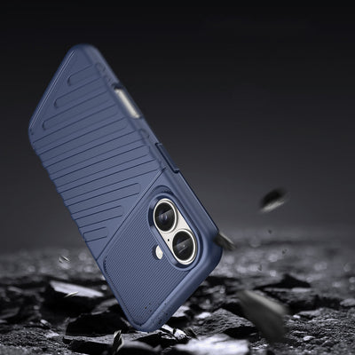 Thunder Case for iPhone 16 Plus Silicone Case - Blue — Hurtel