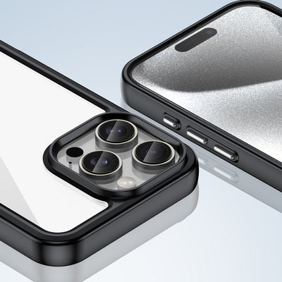 Outer Space Case with Gel Frame for iPhone 16 Pro Max - Black — Hurtel