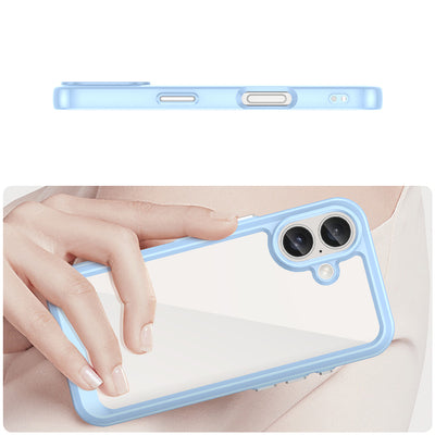 Outer Space Case with Gel Frame for iPhone 16 - Blue — Hurtel