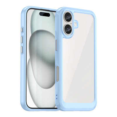 Outer Space Case with Gel Frame for iPhone 16 Plus - Blue — Hurtel