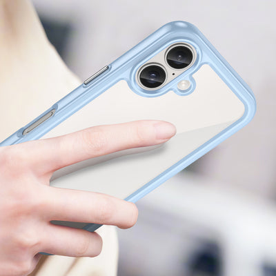 Outer Space Case with Gel Frame for iPhone 16 Plus - Blue — Hurtel