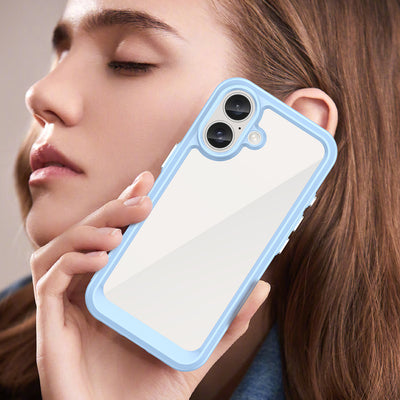 Outer Space Case with Gel Frame for iPhone 16 Plus - Blue — Hurtel