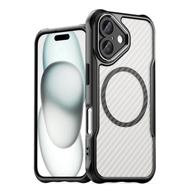 Leading Series MagSafe Silicone Case for iPhone 16 Plus - Black — Hurtel