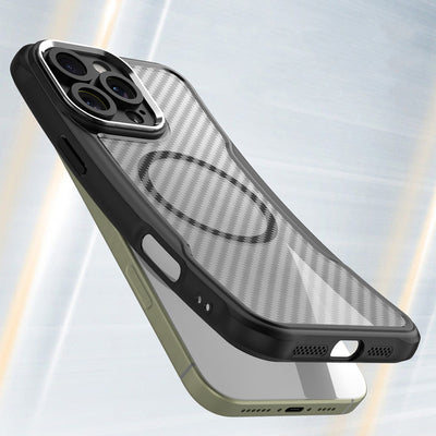 Leading Series MagSafe Silicone Case for iPhone 16 Pro - Black — Hurtel
