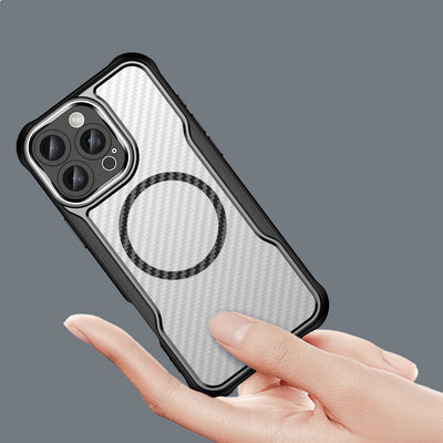 Leading Series MagSafe Silicone Case for iPhone 16 Pro Max - Black — Hurtel