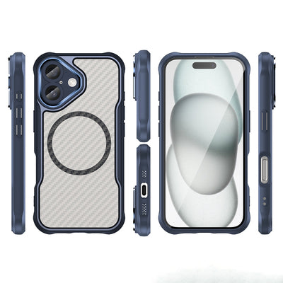 Leading Series MagSafe Silicone Case for iPhone 16 - Blue — Hurtel
