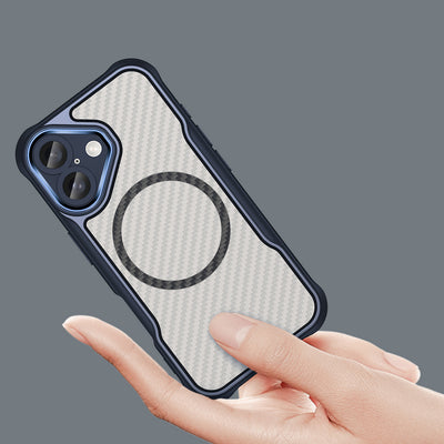 Leading Series MagSafe Silicone Case for iPhone 16 - Blue — Hurtel