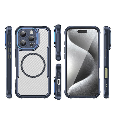 Leading Series MagSafe Silicone Case for iPhone 16 Pro - Blue — Hurtel