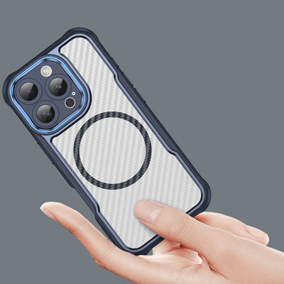 Leading Series MagSafe Silicone Case for iPhone 16 Pro - Blue — Hurtel