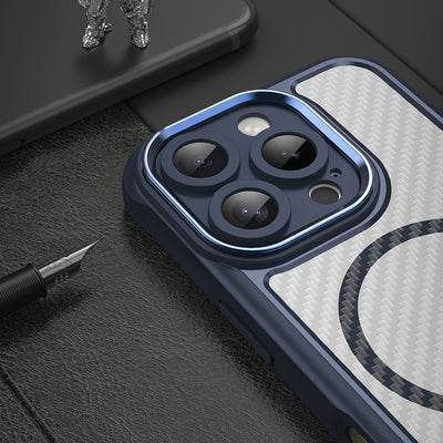 Leading Series MagSafe Silicone Case for iPhone 16 Pro Max - Blue — Hurtel