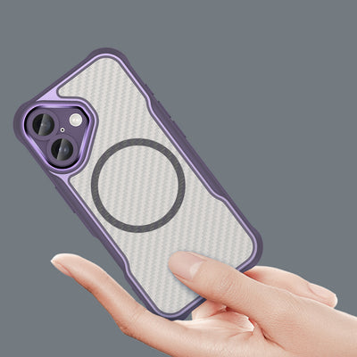 Leading Series MagSafe Silicone Case for iPhone 16 - Purple — Hurtel