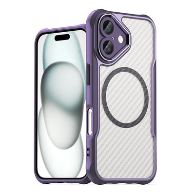 Leading Series MagSafe Silicone Case for iPhone 16 Plus - Purple — Hurtel
