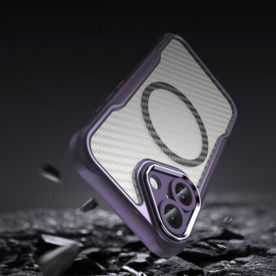 Leading Series MagSafe Silicone Case for iPhone 16 Plus - Purple — Hurtel