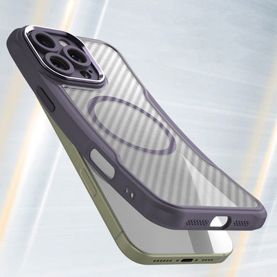 Leading Series MagSafe Silicone Case for iPhone 16 Pro - Purple — Hurtel