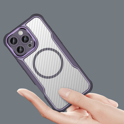Leading Series MagSafe Silicone Case for iPhone 16 Pro - Purple — Hurtel