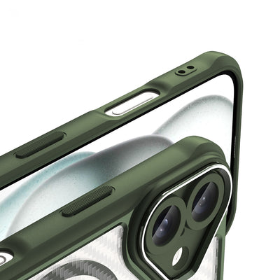 Leading Series MagSafe Silicone Case for iPhone 16 - Green — Hurtel