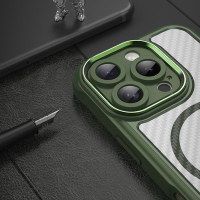 Leading Series MagSafe Silicone Case for iPhone 16 Pro - Green — Hurtel